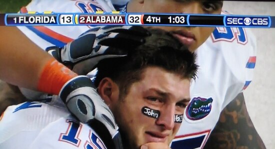 Pity Tim Tebow. Seriously