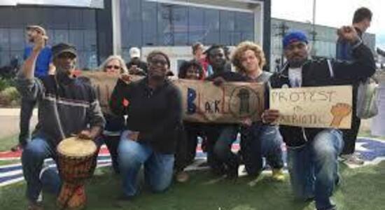 ‘The Woke Tailgate’: The Brave of Buffalo Kneel in Solidarity With Colin Kaepernick